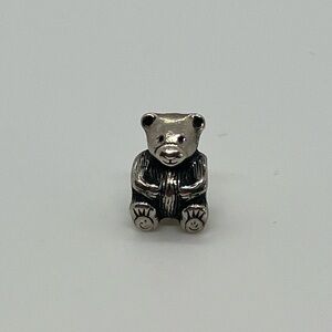 Pandora Sterling Silver Sitting Teddy Bear Charm 790395 Retired